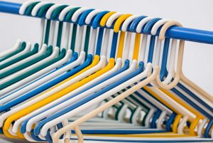 Empty Clothing Hangers Take up Space
